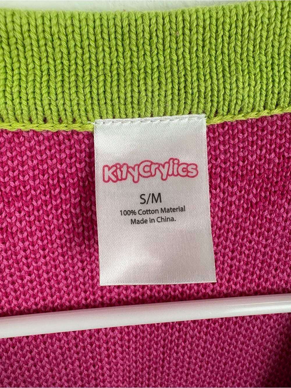 KityCrylics Pink & Green Kawaii Cardigan S/M Kidcore J-Fashion Sold Out Rare - Picture 2 of 10